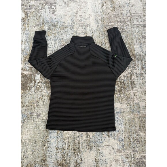 SPYDER Monster energy Sweatshirt Mens L Black Textured Outdoor Sports Pullover - Picture 6 of 8